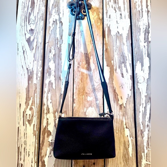 Marc Jacobs Black Crossbody Small Wallet Bag *Missing M* - Picture 1 of 6
